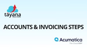 Accounts & Invoicing Steps