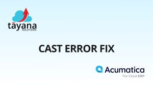 Cast Error Fix