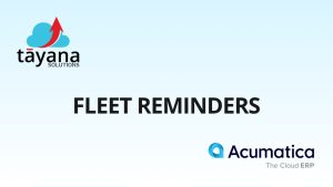 Fleet Reminders