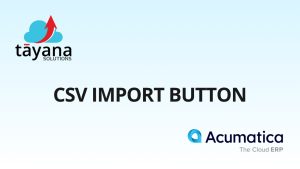 CSV Import Button