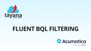 Fluent BQL Filtering